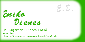 eniko dienes business card